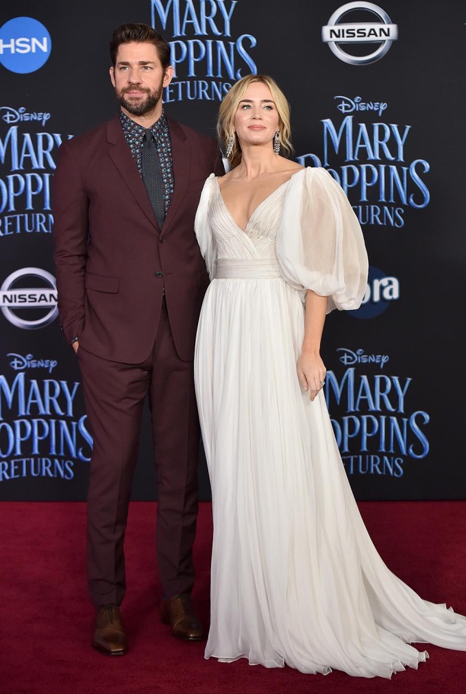 Emily Blunt & John Krasinski at the Premiere of ‘Mary Poppins Returns’
