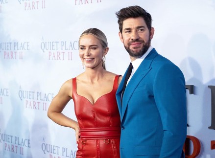 Emily Blunt, John Krasinski. Emily Blunt and John Krasinski attend the world premiere of Paramount Pictures' "A Quiet Place Part II" at Jazz at Lincoln Center's Frederick P. Rose Hall, in New York
World Premiere of "A Quiet Place Part II", New York, USA - 08 Mar 2020