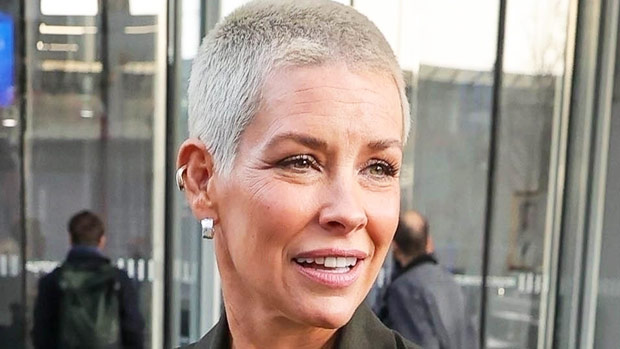 Evangeline Lilly Debuts Platinum Blonde Shaved Head Hair Makeover: Before & After Photos