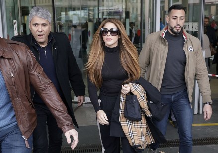 Colombian singer Shakira leaves the Court of First Instance and Family number 18 of Barcelona city, Catalonia, north-eastern Spain, after signing the agreement on the custody of her children, the one she and her exhusband, former FC Barcelona's player Gerard Pique agreed after their recent separation, 01 December 2022. Shakira signs the agreement on the custody of her children, Barcelona, ​​Spain - 01 Dec 2022