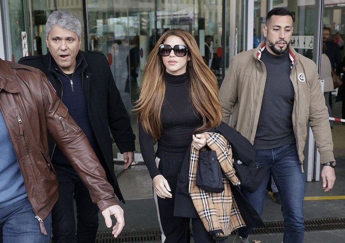 Shakira Leaves Court