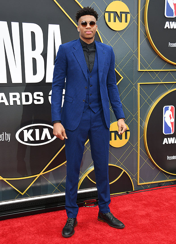 Thanasis Antetokounmpo's Pink Suit