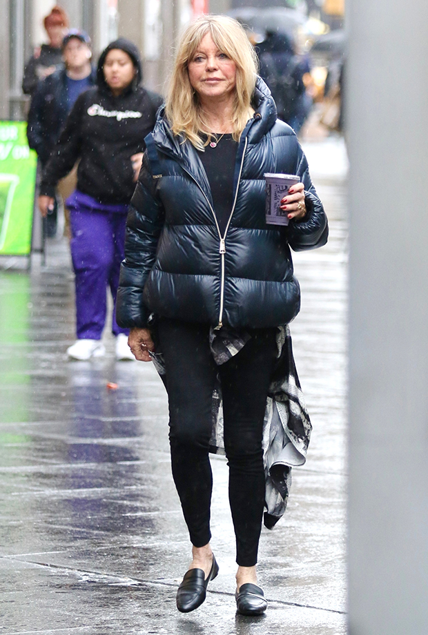 Goldie Hawn 77 Glows On Makeup Free Walk Around NYC Photo   Goldie Hawn Makeup Free Walk Backgrid Embed 11 