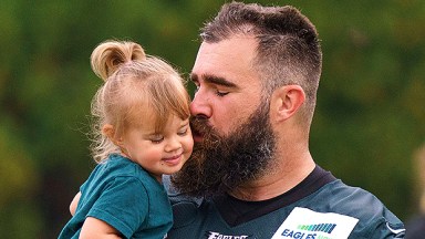 Jason Kelce and daughter