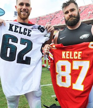 Travis Kelce, Jason Kelce