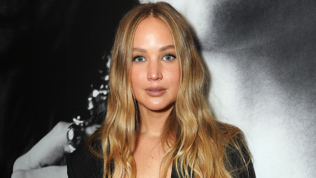 Jennifer Lawrence Slays In Plunging Top & Leather Skirt For SAG Awards Party