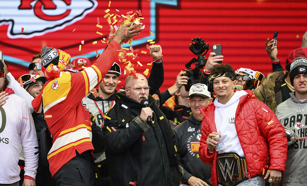 Travis Kelce Super Bowl Parade Jacket