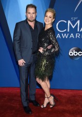 Kellie Pickler, Kyle Jacobs. Kellie Pickler, right, and Kyle Jacobs arrive at the 51st annual CMA Awards, in Nashville, Tenn51st Annual CMA Awards - Arrivals, Nashville, USA - 08 Nov 2017