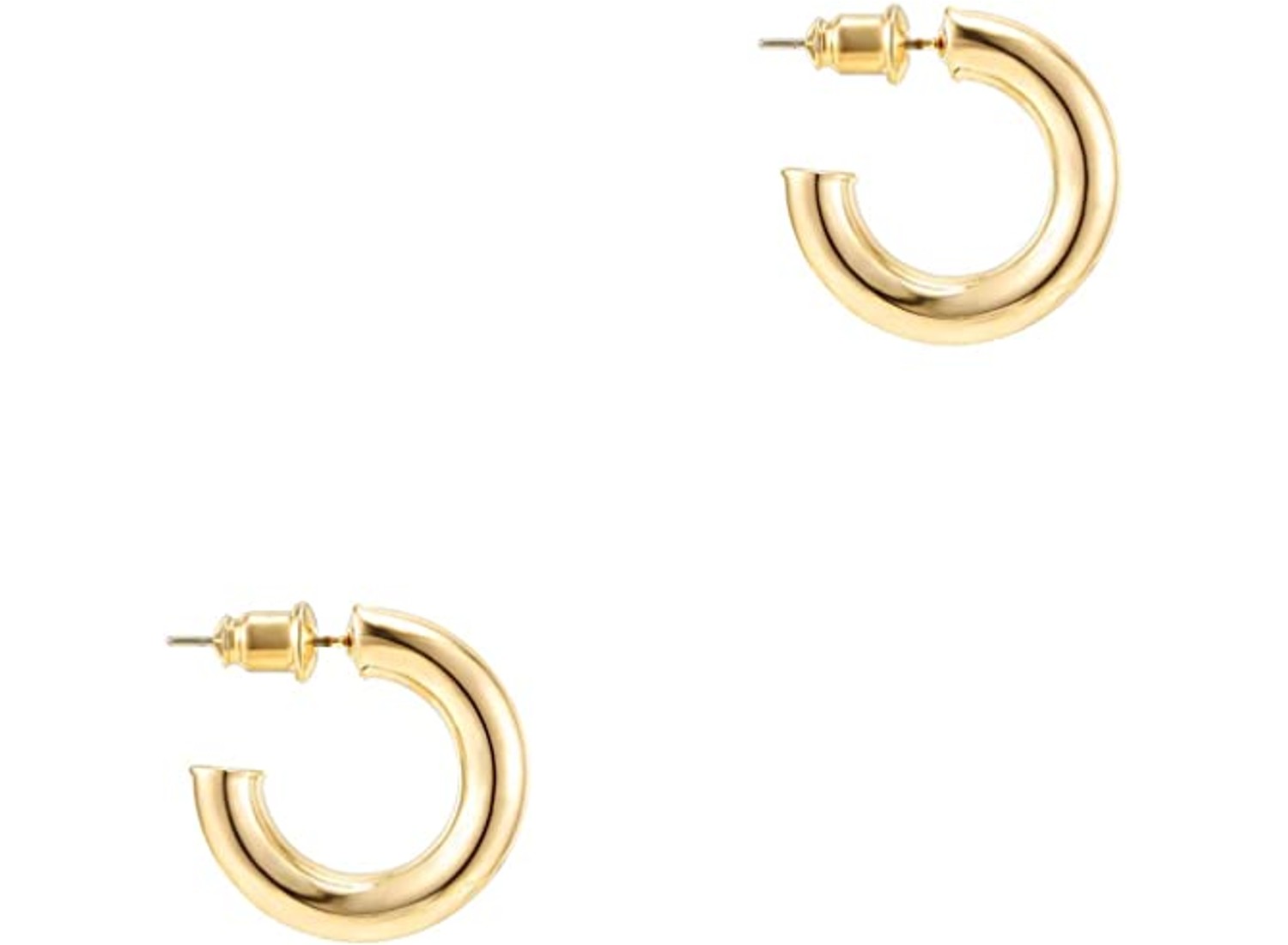 Pavoi 14K Chunky Gold Hoops