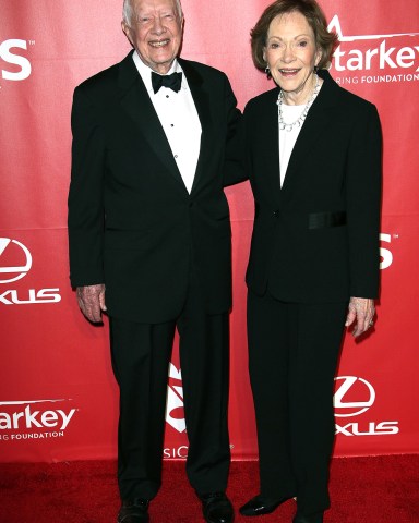 Jimmy Carter and Rosalynn Carter
MusiCares Person of the Year Gala, Los Angeles, America - 06 Feb 2015