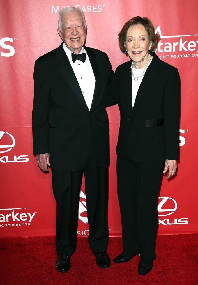 Jimmy & Rosalynn Carter at MusiCares Person of the Year Gala in 2015