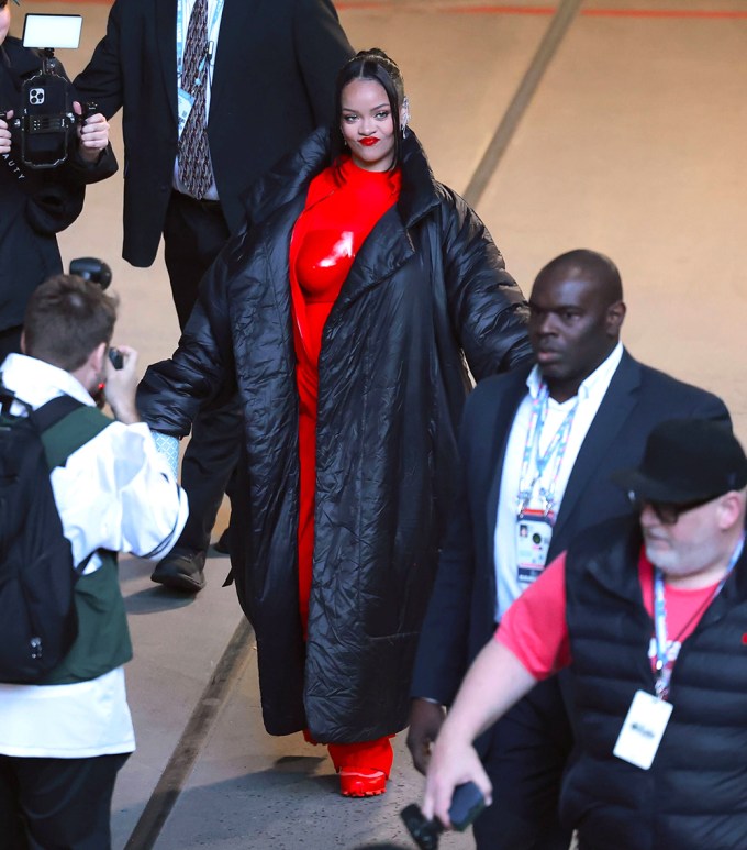 Rihanna Arrives
