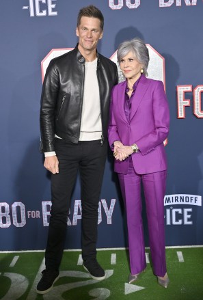 Tom Brady and Jane Fonda
'80 For Brady' film premiere, Los Angeles, California, USA - 31 Jan 2023