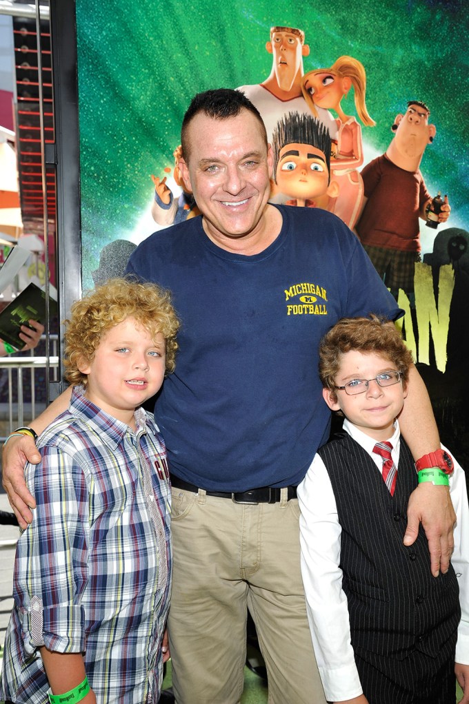 Tom Sizemore & Twins At The Premiere Of ‘ParaNorman’