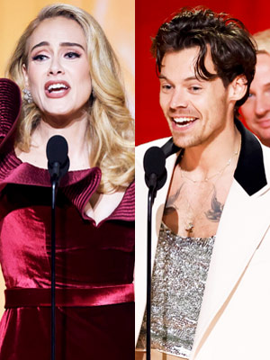 Did Adele Leave During Harry Styles' Grammys Speech?