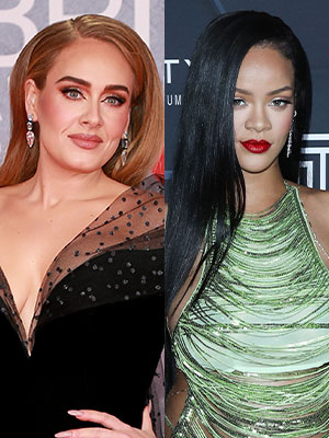 Adele Attends the Super Bowl to See Rihanna