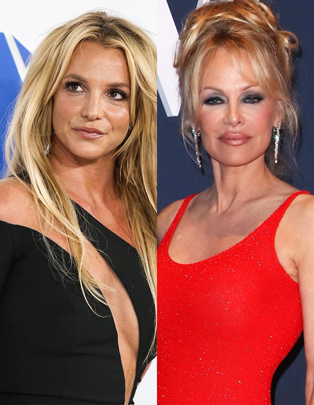 Britney Spears Pamela Anderson