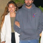 *EXCLUSIVE* Brody Jenner enjoys dinner with girlfriend Tia Blanco and Mother Linda Thompson at Nobu!