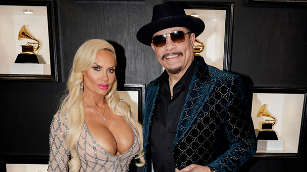 Coco Austin At Grammys 2023 Sheer Plunging Dress Hollywood Life