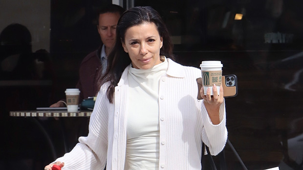 Eva Longoria Goes Makeup-Free While Shopping & Grabbing Coffee In Beverly Hills: Photo