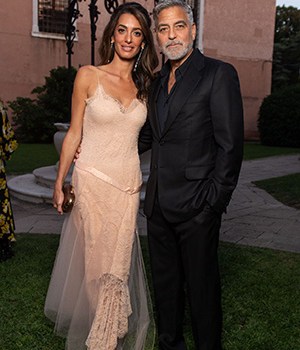 Amal and George Clooney