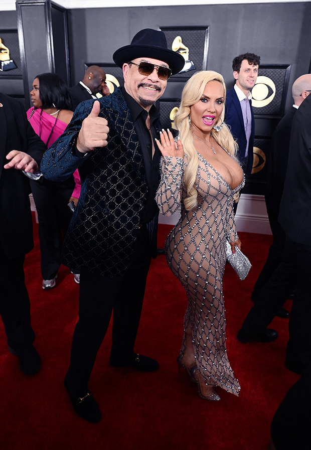 IceT Defends Wife Coco Austin From Troll Mocking Her Grammy Dress