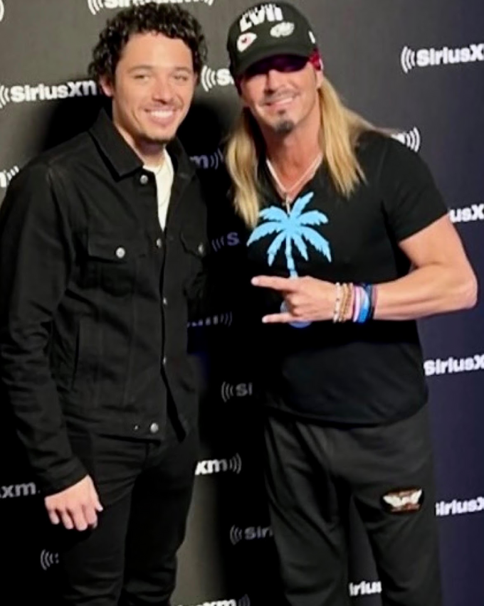 Bret Michaels and actor Anthony Ramos at RADIO ROW in AZ
