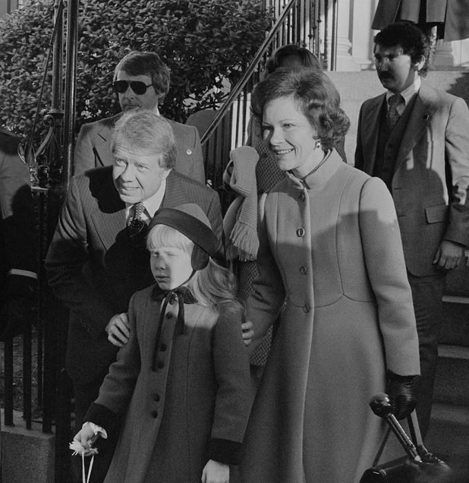 Jimmy & Rosalynn Carter With Their Daughter Amy