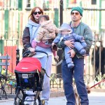 EXCLUSIVE: Joe Jonas and Sophie Turner take their daughters to a playground in West Village, NYC **SPECIAL INSTRUCTIONS*** Please pixelate children's faces before publication.***. 20 Mar 2023 Pictured: Joe Jonas and Sophie Turner. Photo credit: MEGA TheMegaAgency.com +1 888 505 6342 (Mega Agency TagID: MEGA959228_011.jpg) [Photo via Mega Agency]