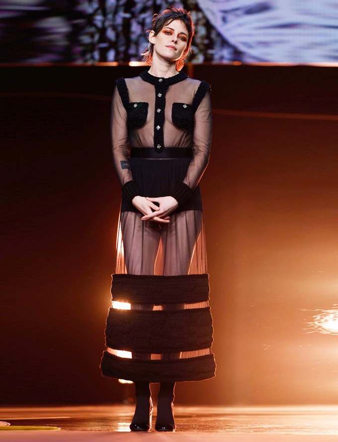 Anne Hathaway's Sheer Valentino Bow Dress in Berlin