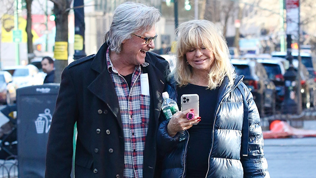 Kurt Russell & Goldie Hawn Spend Valentine's Day By Taking A Stroll â€“  Hollywood Life
