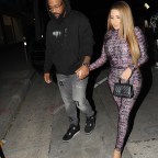 Larsa Pippen, Marcus Jordan at Craig's in West Hollywood for Valentine's dinner