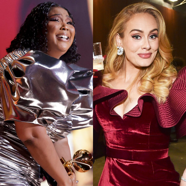 Adele & Lizzo At Grammys 2023: Singers Take Selfies & Dance