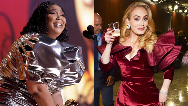 Adele & Lizzo At Grammys 2023: Singers Take Selfies & Dance