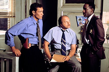 NYPD BLUE, Jimmy Smits, Dennis Franz, James McDaniel, 1993-2005.  TM and Copyright (c)20th Century Fox Film Corp.  All rights reserved.