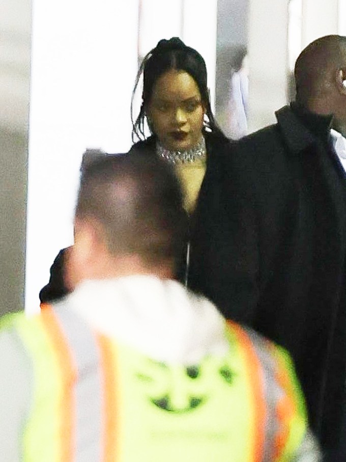 Rihanna Leaves Super Bowl After Halftime Show