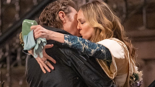 Sarah Jessica Parker Confirms ‘And Just Like That’ Aidan Romance With Passionate Kiss: Photos