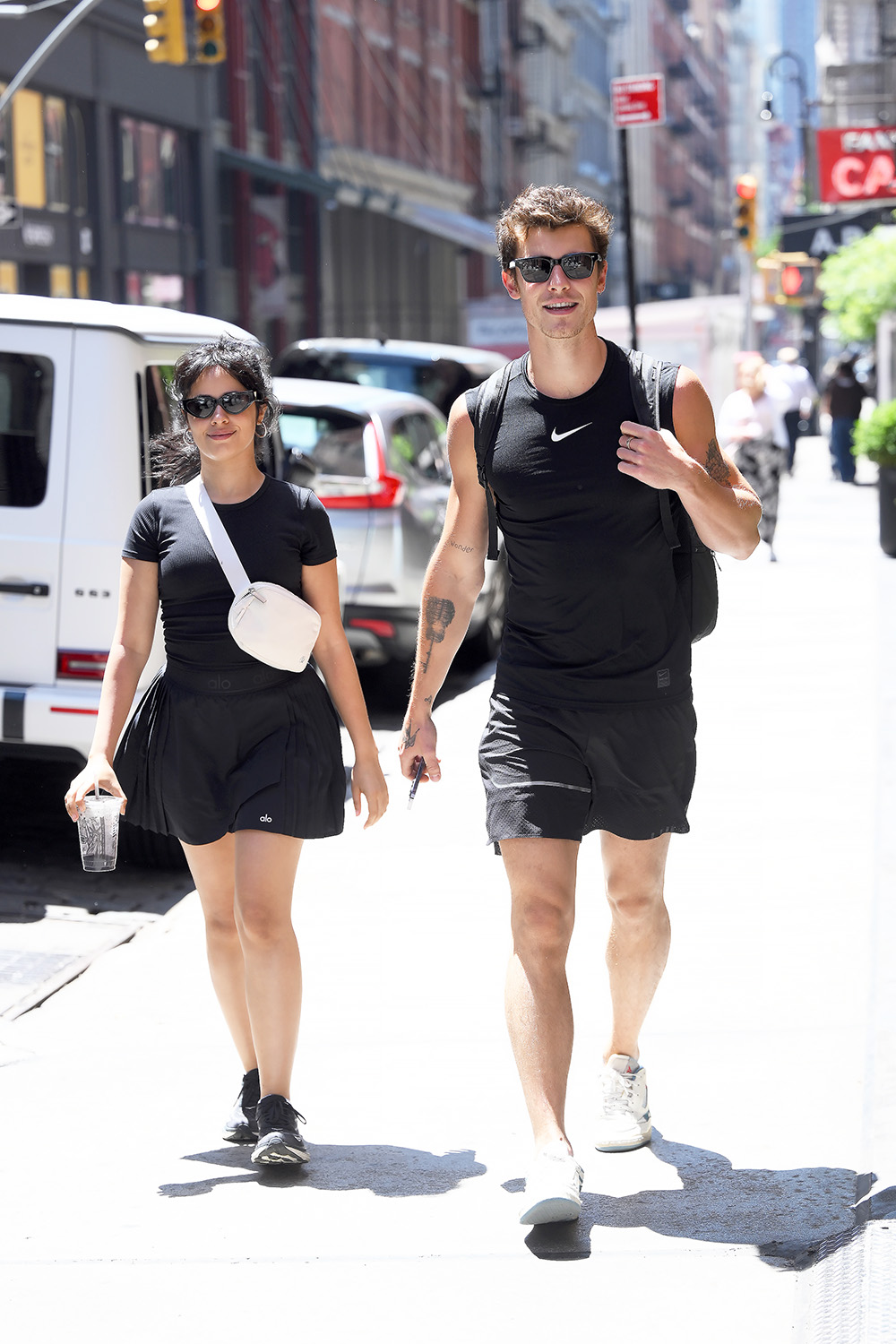 Shawn Mendes And Camila Cabello All Smiles While Doing Some Shopping In Soho New York