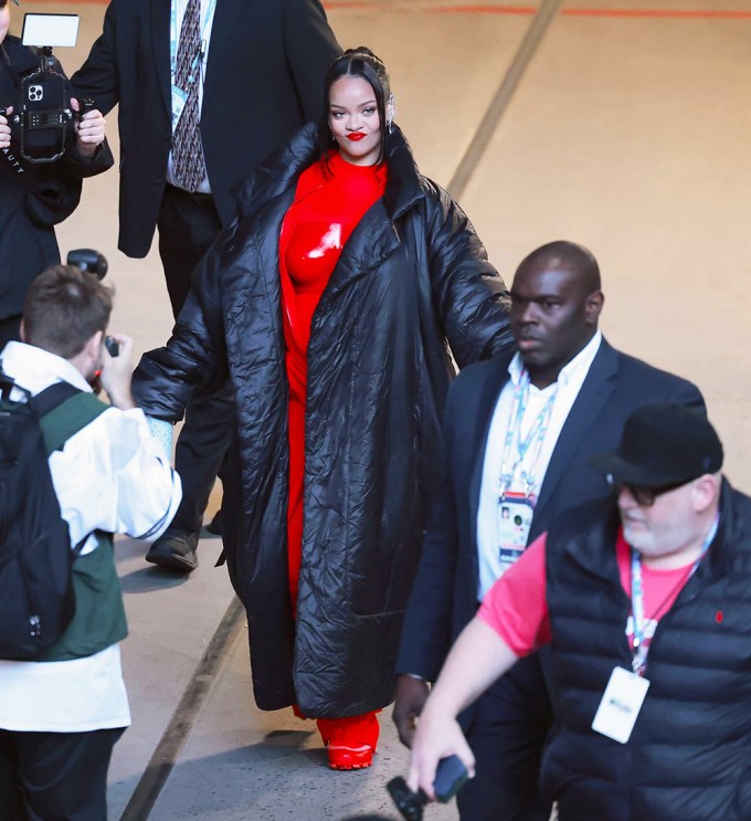 Rihanna Arrives