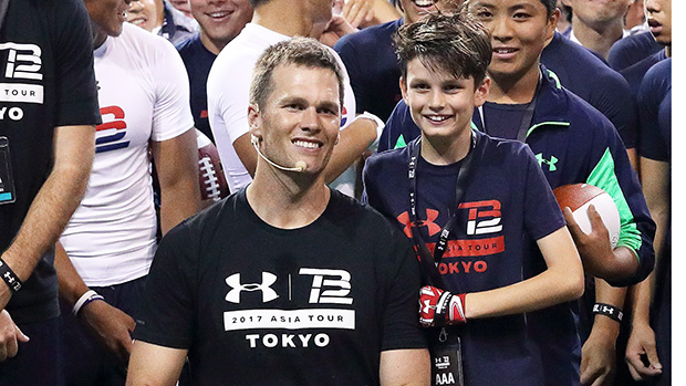 Tom Brady Twins With Son Jack, 15, In All Black During Ski Trip: Photo ...