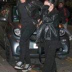 Cole Tucker and Vanessa Hudgens are seen arriving at their hotel in Paris