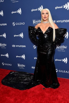 Christina Aguilera GLAAD Ödülleri, Varışlar, Los Angeles, Kaliforniya, ABD - 30 Mart 2023