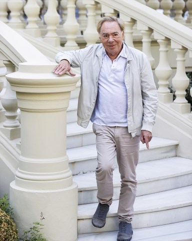 Andrew Lloyd Webber poses during an interview with Spanish International News Agency Agencia EFE in Madrid, Spain, 27 June 2022. Lloyd Webber and Spanish actor Antonio Banderas presented their project 'Friends Forever,' with which they want to produce musicals for Spanish-speaking countries.
Antonio Banderas and Andrew Lloyd Webber present new project, Friends Forever, Madrid, Spain - 27 Jun 2022