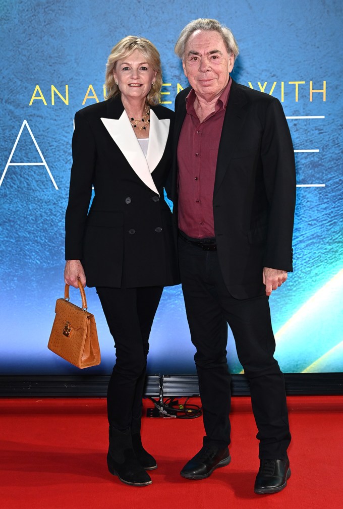 Andrew Lloyd Webber & His Wife Madeleine in London