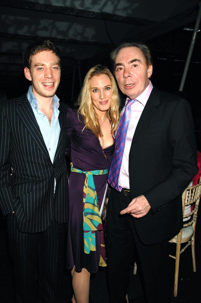 Andrew Lloyd Webber With His Son & Daughter