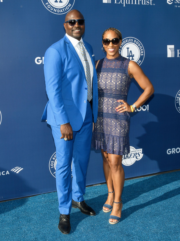 former defensive end Marcellus Wiley and Annemarie Wiley