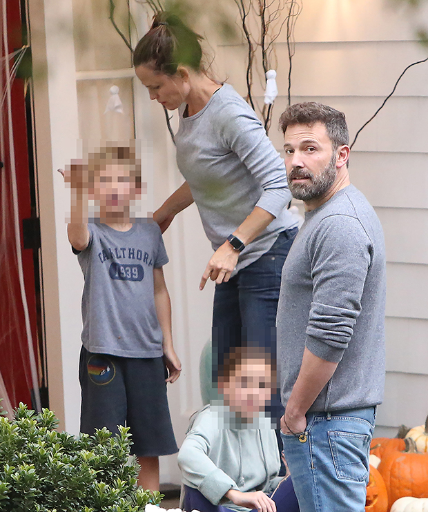 Ben Affleck, Jennifer Garner and children