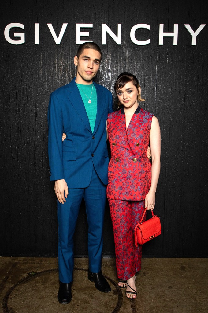 Reuben Selby and Maisie Williams
