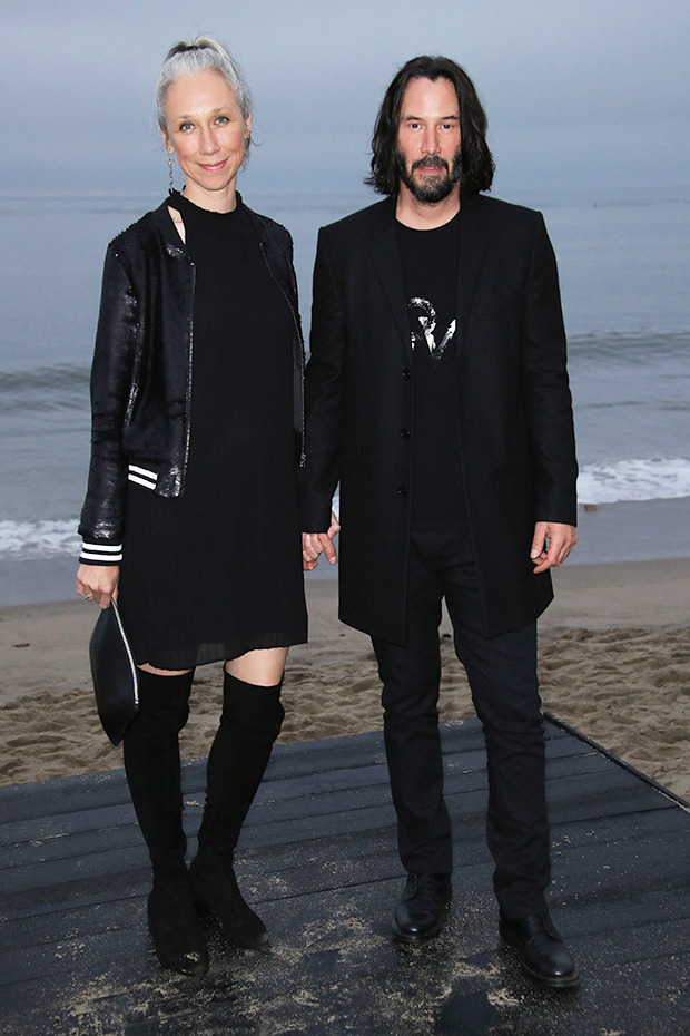 Alexandra Grant and Keanu Reeves