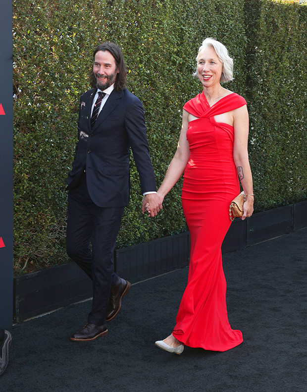 Alexandra Grant and Keanu Reeves